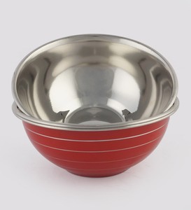 King bol à doigt international avec couvercle plat/bol avec couvercle/bol de lavage meilleure qualité meilleur acier inoxydable coloré - Product Image 6