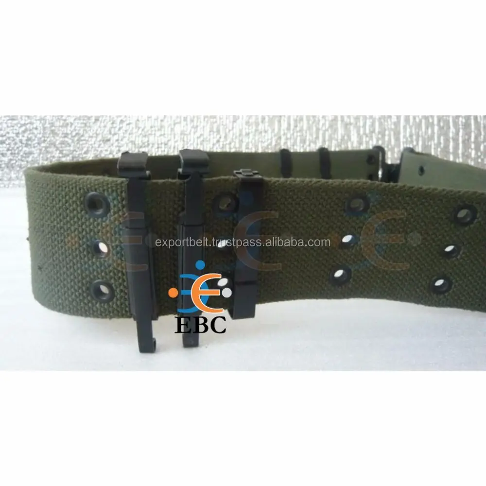 OEM Personal isierte Field Tactical Cotton Canvas Gürtel Großhandel Cadet Officers Outdoor-Praxis Nylon Heavy Duty Belt