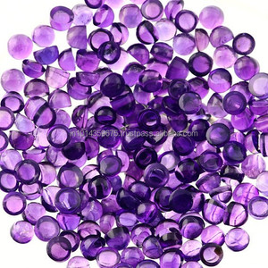 
 
 
 Cristales de Amatista Natural, Piedras Preciosas Sueltas con Corte Brillante Redondo, Certificado de Tasación de Terceros, Suministro al por Mayor para Sanación - Product Image 1