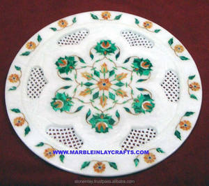 New Design Inlay Marble Plate - Product Image 1