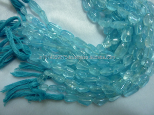 Boule de pépite de topaze bleue pour la fabrication de bijoux, fabrication de colliers et fourniture de pierres en gros - Product Image 2