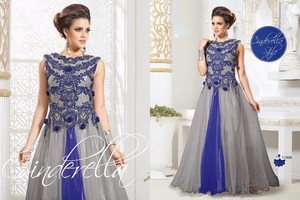 Traje de crepé con estampado de la India y paquistaní para mujeres, ropa de la India, Kurti - Product Image 2