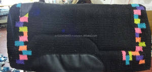 Almohadillas para Silla de Montar Ecuestre Occidental Hechas a Mano Modelo 1890 de Rider's Trust, de la Mejor Calidad, Exterior de Lana, Interior de Fieltro de Cuero de Alta Calidad - Product Image 2