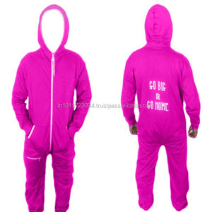 จั๊มสูทผ้าคอตตอนแบบเรียบง่ายของผู้ใหญ่2015 XL ชุดเดรสยาวมีลวดลายตกแต่งลำลองแฟชั่นยาว - Product Image 1