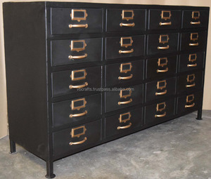 Armoire de rangement industrielle moderne de luxe pour la maison et le salon conception en métal multi-tiroirs pour les outils de cuisine et d'entrepôt d'atelier - Product Image 1