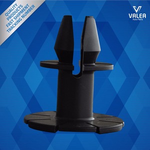 Rocket Panel Moulding Clip Black Nylon Head Size: 30mm Stem Length: 32.5mm Fits into: 14mm Replacement BMW 07147122912 - Product Image 1