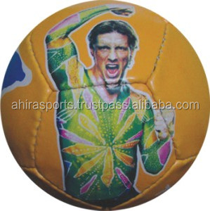 Mini pelotas de fútbol de cuero de goma PU PVC promocionales, tamaño 4 5, pelotas de fútbol, partidos deportivos, logotipo impreso personalizado fabricado - Product Image 5