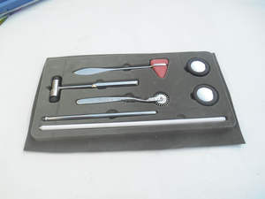 Martillo ortopédico quirúrgico Babinski para adultos, con aguja, de acero negro/inoxidable - Product Image 5