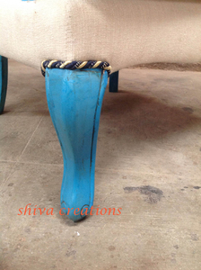 Hecho a mano francés país Vintage antiguo bastón trasero sofá sillón elegante Silla de ocio para muebles para el hogar - Product Image 4