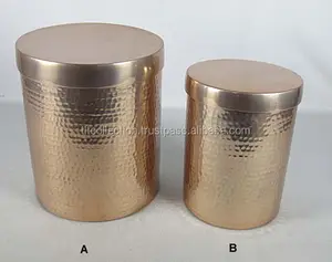 Aluminium jar and canisters for tea and sugar multipurpose usage