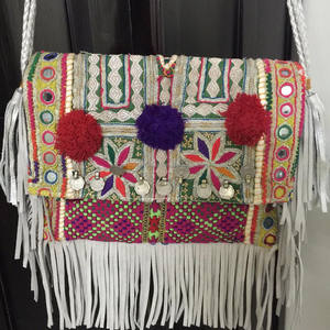 Vintage Clutch Banjara Embroidery Ethnic <b>Patchwork</b> Handmade Tribal Coin Purse - Product Image 1