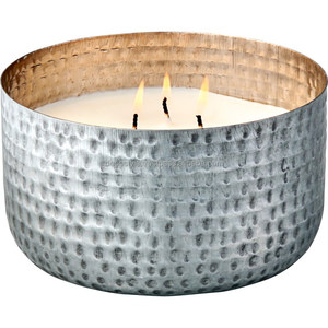 Juego de dos farolillos de fiesta con velas galvanizadas - Product Image 2