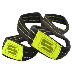 Haute qualité néoprène coton Figure huit sangles Logo personnalisé support de poignet pour les entraînements de gymnastique lourds formation Fitness sécurité - Product Image 6