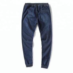 De los hombres de la moda de lavado vaqueros Biker ajustados con destruido deshilachado Slim Fit pantalones de mezclilla - Product Image 4