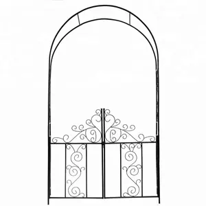 攀登植物草坪铁花园乔木拱门与门