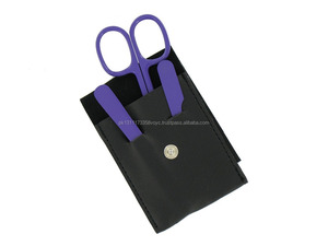 Cutícula tijeras y archivo en elegante bolsa manicura tijeras belleza instrumentos - Product Image 2