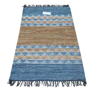 皮革地毯地毯真正平织区地毯再生皮革地毯