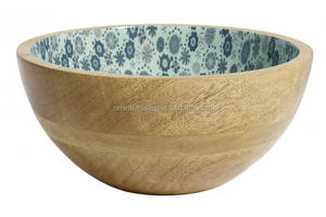 Cuencos de madera duraderos de la mejor calidad, colores y tamaños personalizados, regalos de negocios ecológicos de un fabricante confiable - Product Image 2