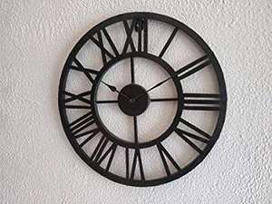 Grande Horloge Murale Vintage Art Déco Nouveau Numérique PC Métal Décor Style Antique Maison Noël Vacances Décor Élégant Boîte Emballage - Product Image 5