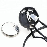 Câble LED Navitas B-2170-1 en PVC massif isolé, 4 conducteurs en cuivre étamé, prise de pile CR2032 DC 3V pour électronique DIY