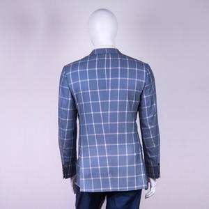 2020 traje de negocios Formal para hombre personalizado Slim Fit 100% lana dos botones cierre atractivo transpirable - Product Image 2