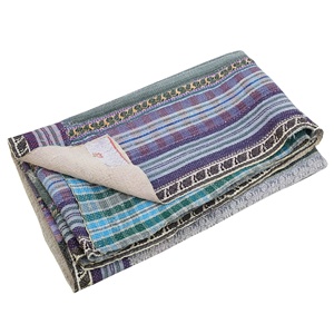 Couette Kantha en coton réversible vintage faite à la main avec conception de point de bande pour la maison ou l'hôtel en gros disponible - Product Image 5