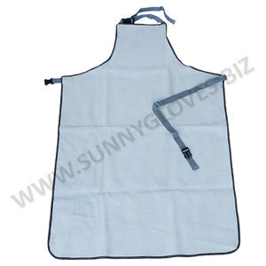 Tabliers de soudage en cuir de vache, couleurs jaunes, protecteurs - Product Image 6