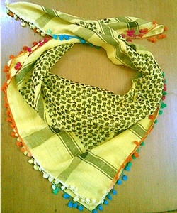 Arafat 100% Cotton Scarf Pompom European Style Long <b>Shawl</b> for Adults Spring Summer Autumn Winter Decoration Designed for Girls - Product Image 4