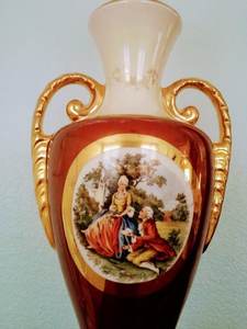 อุปกรณ์งานศพโรงงานหยก Cinerary Ma Xia สีแดงสไตล์จีนผู้ใหญ่รอบเซรามิกที่ระลึกขนาดเล็กโกศสำหรับมนุษย์ - Product Image 3