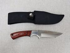 Professionnel D2 acier inoxydable Camping chasse couteaux manche en bois haute qualité en plein air survivant Scout lame OEM personnalisable - Product Image 5