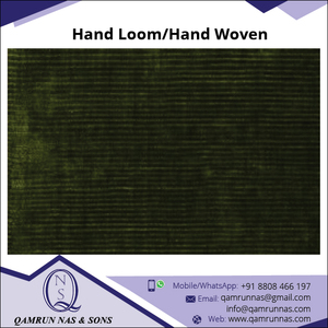 Tapis Tibétain en Viscose Tissé à la Main pour Halloween Antidérapant Imperméable Caractéristique Couleurs Solides Personnalisable pour Commercial - Product Image 2
