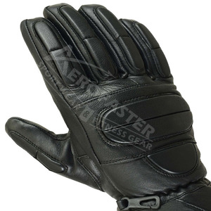 Waterproof Thermal Leather Motorcycle Gloves with <b>Finger</b> Padded Safety Features - Product Image 4