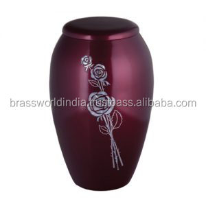 แม่ของงานศพมุกทองเหลืองโกศโดย Brassworld อินเดียอุปกรณ์งานศพ - Product Image 5