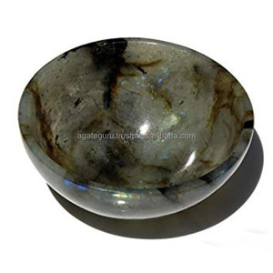Bol en agate labradorite bol fait main pour la méditation - Product Image 1