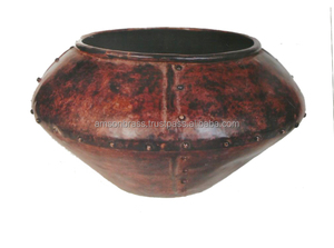 Metal Aluminio En Relieve Royal Planter Plata Antiguo Juego de 2 Fabricante Mayorista - Product Image 6