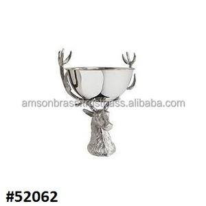 Portavelas de metal Mesa decorativa Portavelas de Reno Decoración de vacaciones Decoración del hogar - Product Image 4