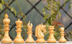 Aerno Staunton Foldable Tabletop <b>Game</b> Set Padauk <b>Wood</b> Chess Pieces Metal Core Kids Board Cardboard Wooden Packaging - Product Image 4