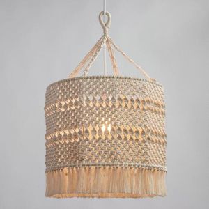 Abat-jour en macramé écologiques en coton pour la décoration intérieure - Product Image 5