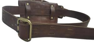 กระเป๋าเข็มขัดหนังวัวใช้ได้ทั้งชายและหญิงหนังแท้หัวเข็มขัดอัลลอยสไตล์วินเทจออกแบบโลโก้ได้ตามต้องการ - Product Image 3