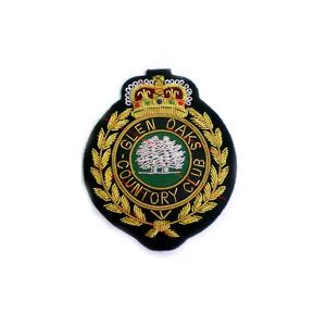 Ceremonial Glen Oaks Countory Club Embroidered <b>Badges</b> - Product Image 1