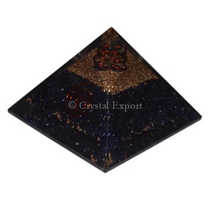 Blue Sunstone Agate Orgone Pyramids - Product Image 1