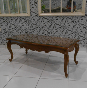 Mesa de centro clásica tallada a mano de INDONESIA, muebles - Product Image 5