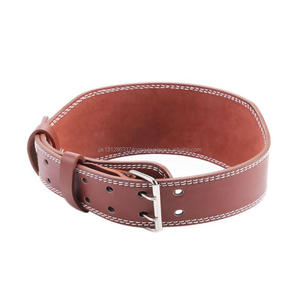 Cuero de vaca gimnasio 6 pulgadas entrenamiento levantamiento de pesas cinturón espalda soporte Fitness ejercicio culturismo levantamiento de pesas cinturón - Product Image 1