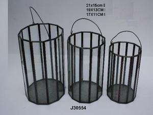 Modern <b>Brass</b> and Glass Votive <b>Lantern</b> With Antique Finish Home Decoration Metal Votive Candle Holder Made in Glass and Metal - Product Image 2