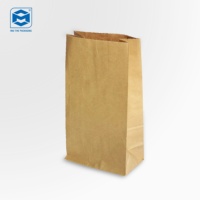Kantung Makanan Kertas Kantung Kraft Coklat