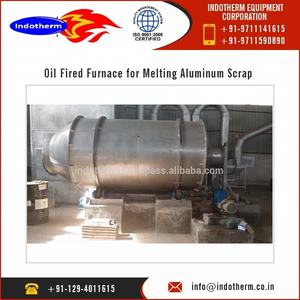 Four rotatif pour la fonte de l'aluminium, résistant à la rouille, facile à utiliser, four de fusion pour la ferraille métallique, capacité disponible 5 tonnes - Product Image 5