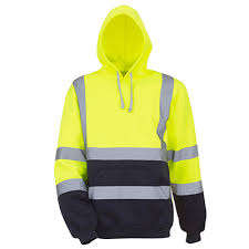 Pull à capuche pour hommes, veste Hi Vis, - Product Image 6
