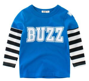 T-shirt à manches longues pour bébé garçon en coton de qualité supérieure, tricoté formel, logo personnalisé, automne, fabriqué au Bangladesh - Product Image 3