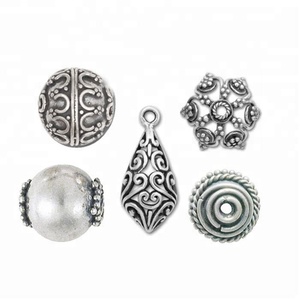 Cuentas de plata de ley B102, precio más bajo - Product Image 1