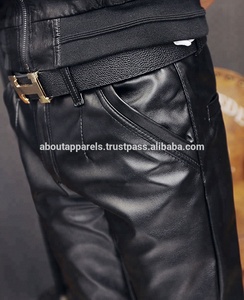 กางเกงวิ่งหนังแกะแท้ทรงสกินนี่ขนาดพลัสไซส์กางเกงวิ่งแบบลำลองกันน้ำสำหรับฤดูหนาวขายส่งจำนวนมาก - Product Image 2